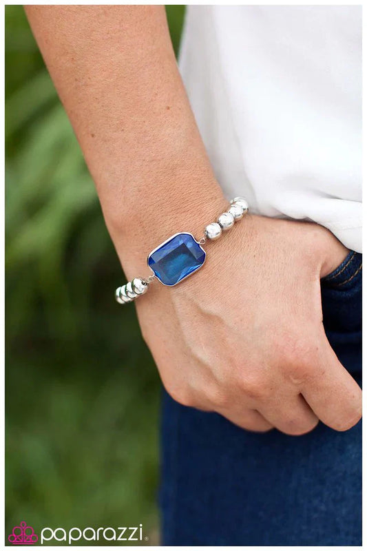 Paparazzi Bracelet ~ You Are a Gem - Blue