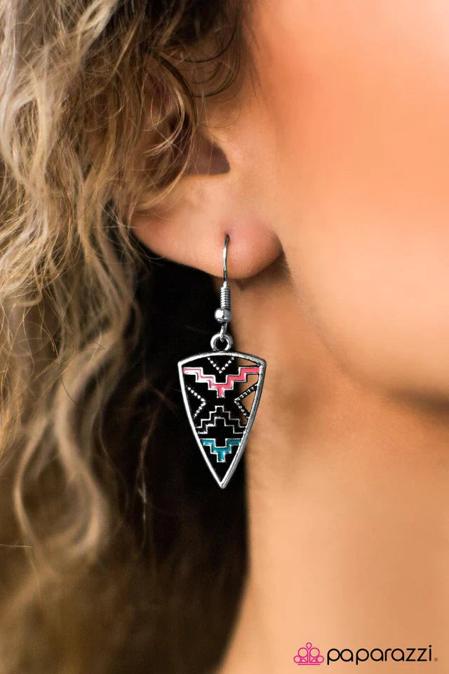 Paparazzi Earring ~ Love Your Tribe - Multi