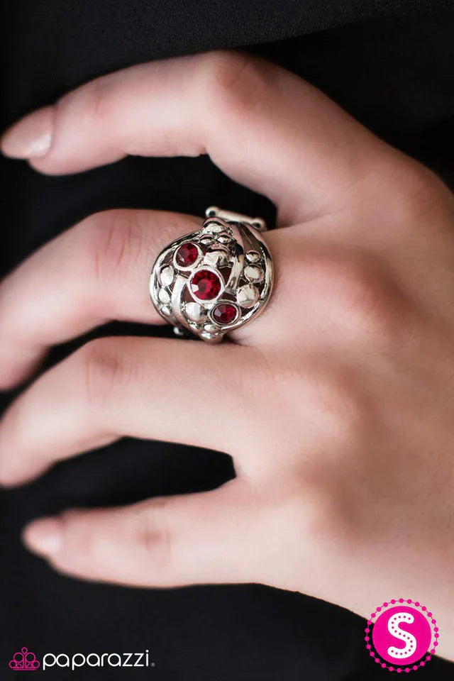 Paparazzi Ring ~ Woman On A Mission - Red