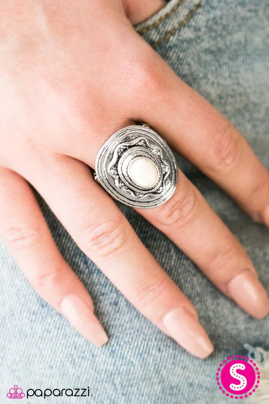 Paparazzi Ring ~ A Tribal Affair - White