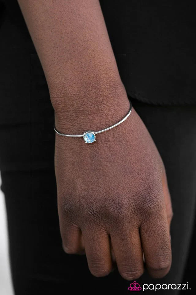 Paparazzi Bracelet ~ May Your Days Be Sparkly - Blue