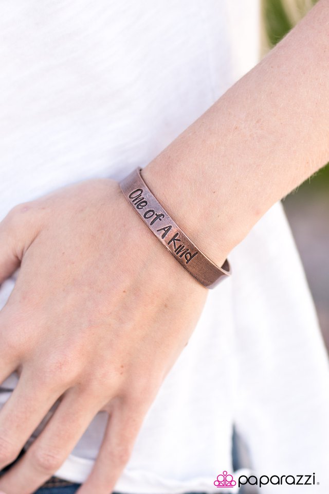 Paparazzi Bracelet ~ Unique In Every Way - Copper