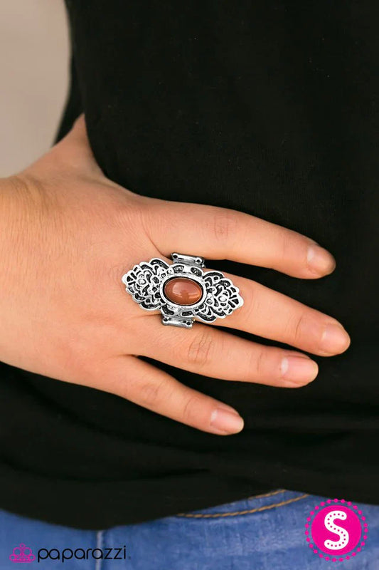 Paparazzi Ring ~ Scenic Drive - Brown