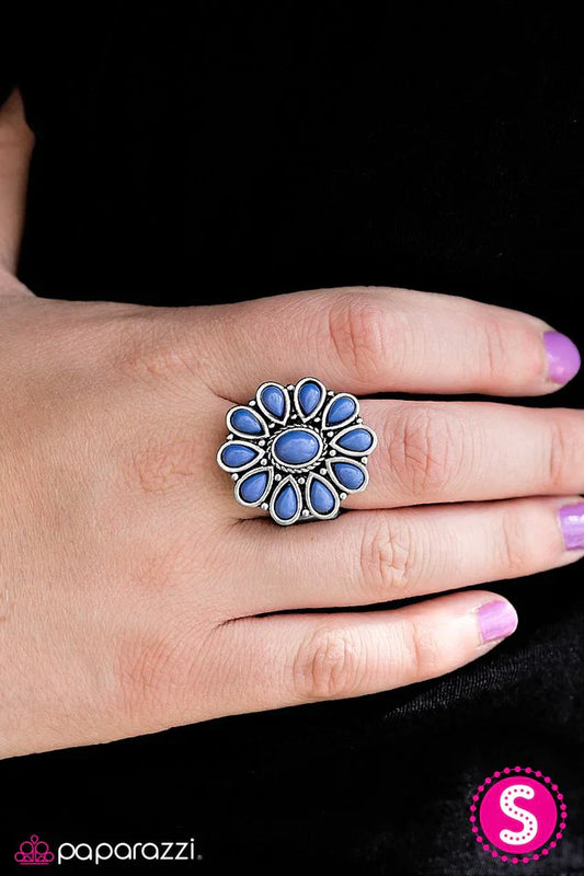 Paparazzi Ring ~ Daisy Dance - Blue