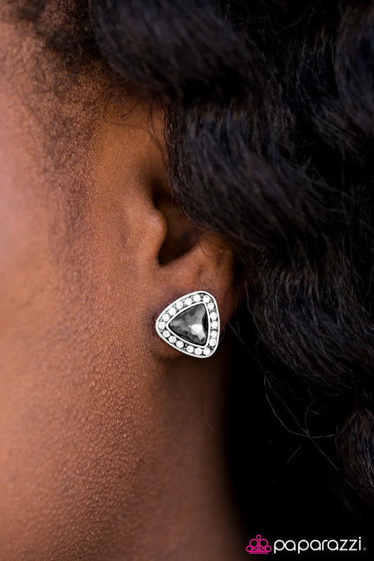 Paparazzi Earring ~ Rocking The Best - Silver