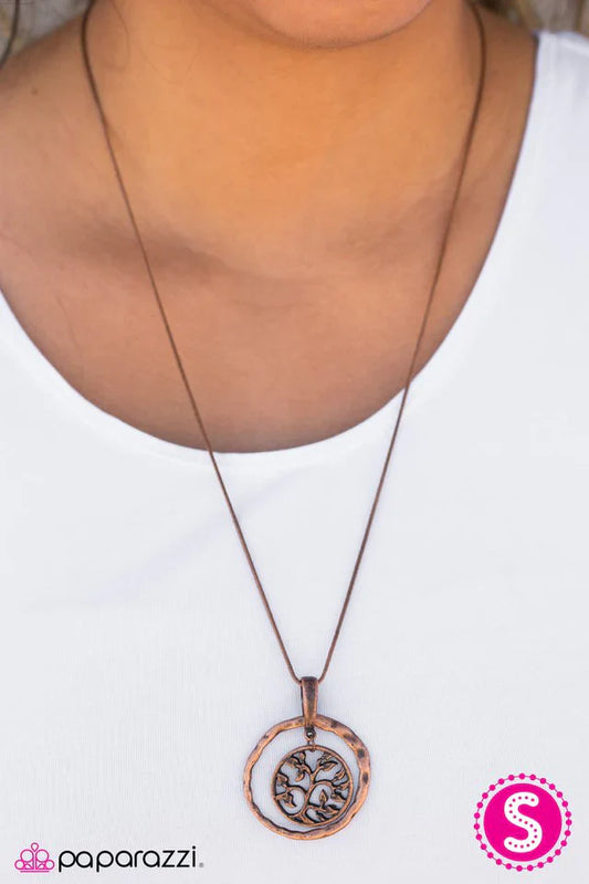 Paparazzi Necklace ~ Make Like A Tree... - Copper