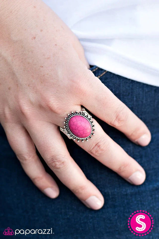 Paparazzi Ring ~ Sandstone Mountains - Pink