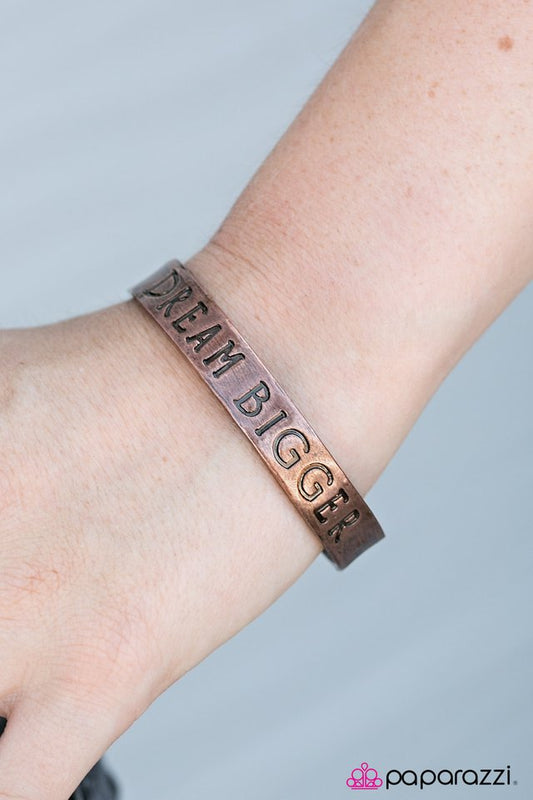 Paparazzi Bracelet ~ Dream Bigger - Copper