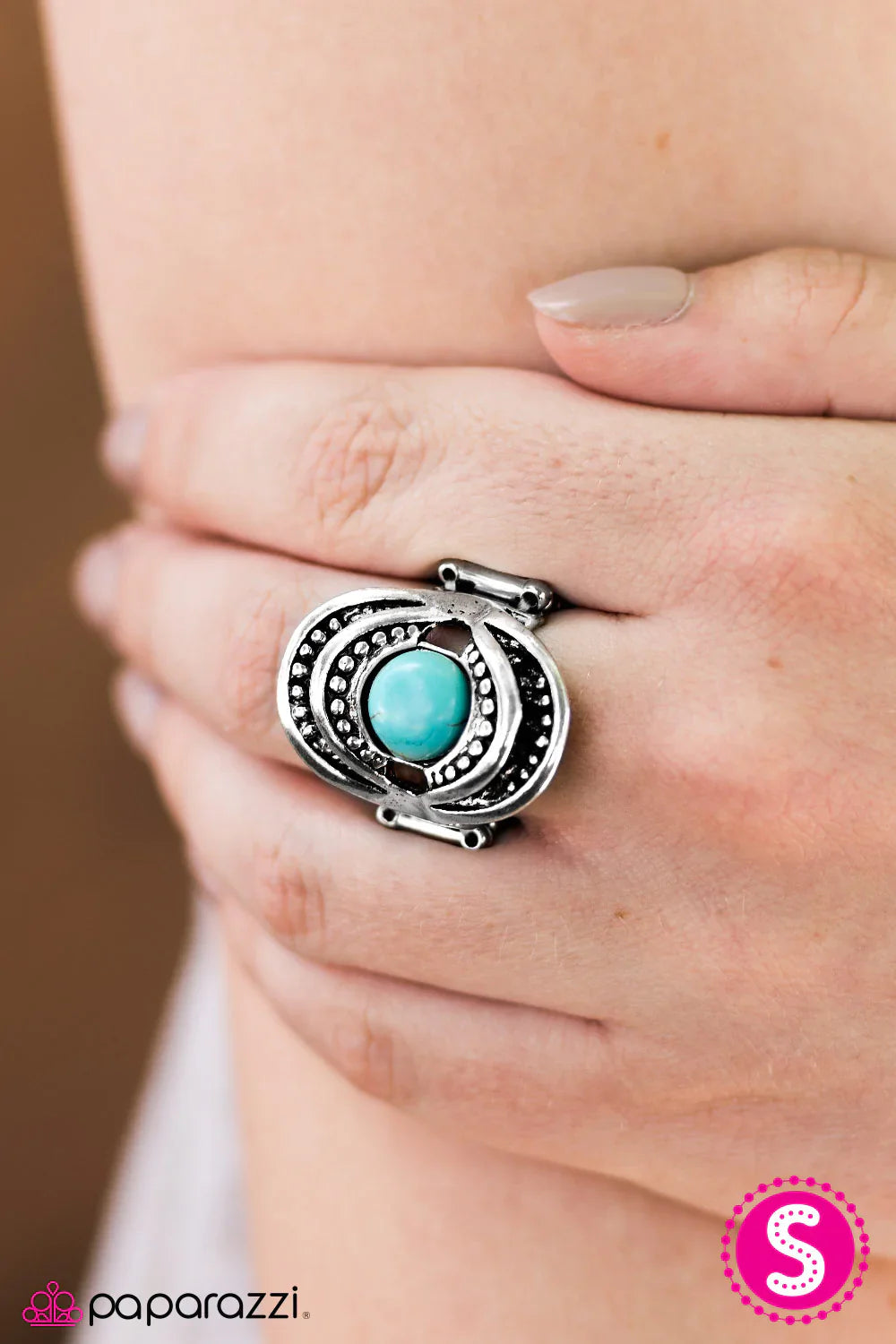 Paparazzi Ring ~ Cliffside Cabana - Blue