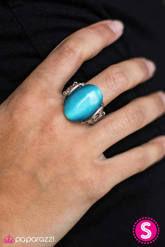 Paparazzi Ring ~ Midnight Moonwalk - Blue