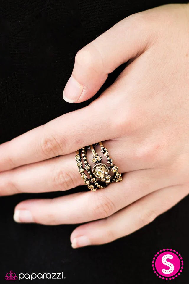 Paparazzi Ring ~ My Summer Palace - Brass