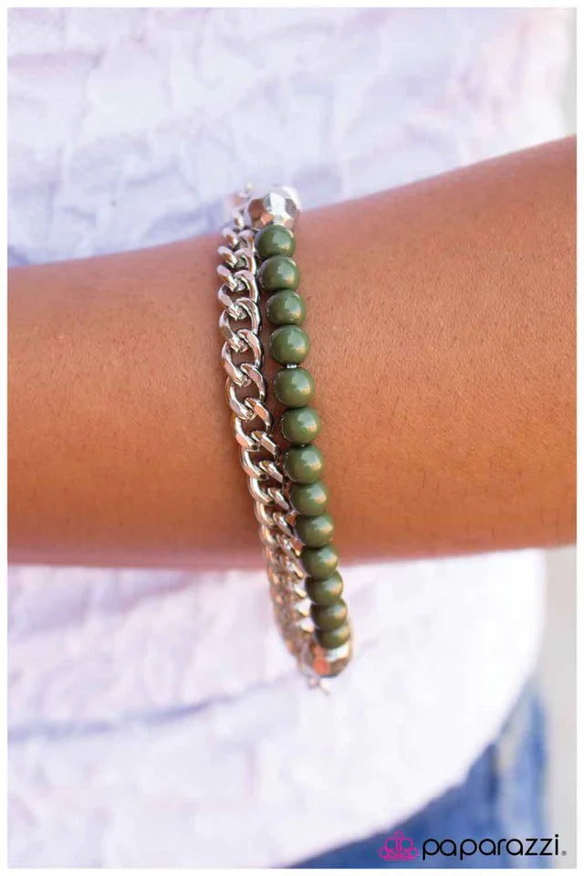 Paparazzi Bracelet ~ Vined and Dined - Green