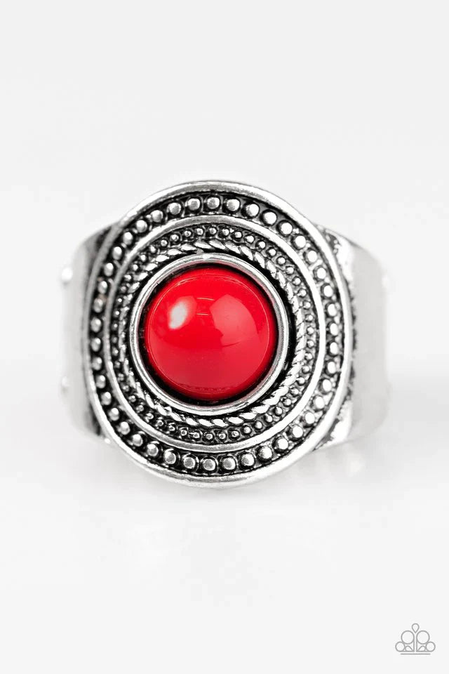 Paparazzi Ring ~ Target Trance - Red