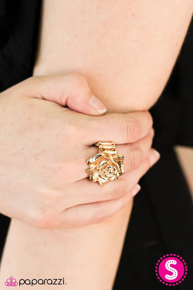 Paparazzi Ring ~ Garden Of Grandeur - Gold