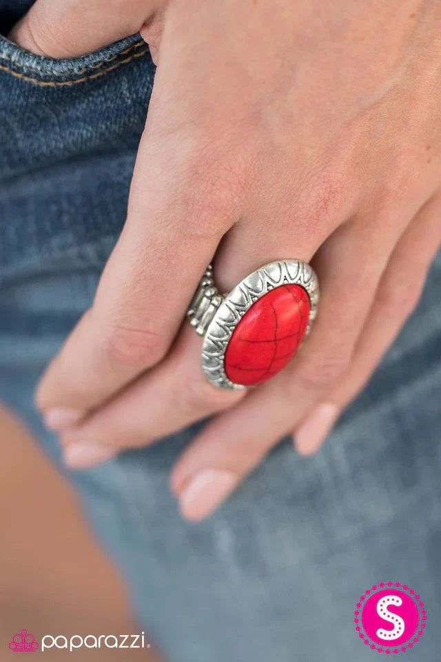 Paparazzi Ring ~ Sunshine On My Mind - Red