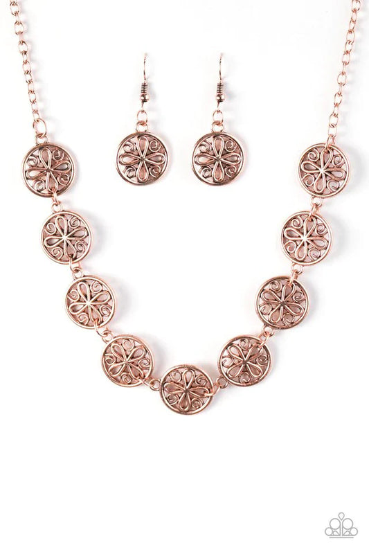 Paparazzi Necklace ~ I Can and I WHEEL! - Copper