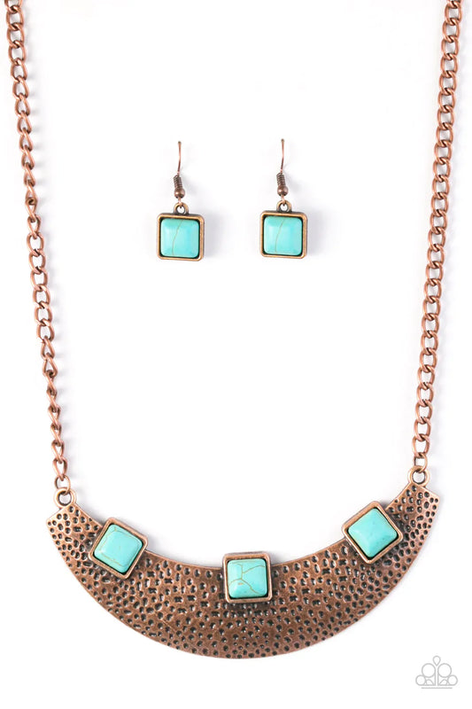 Paparazzi Necklace ~ Fierce Fascination - Copper