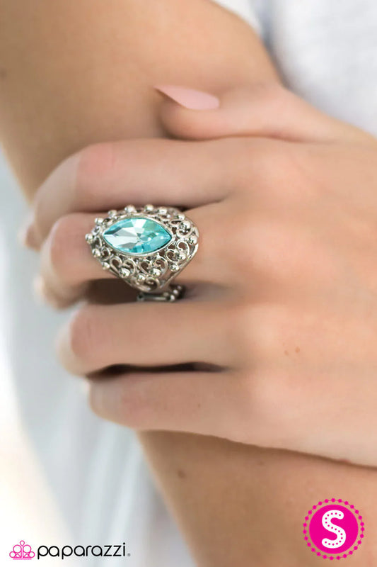 Paparazzi Ring ~ Champion Sparkle - Blue