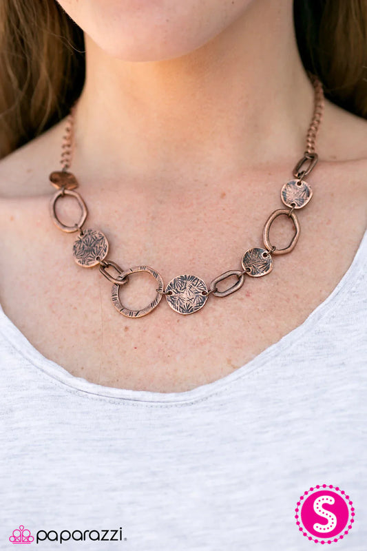 Paparazzi Necklace ~ Cave Creek - Copper