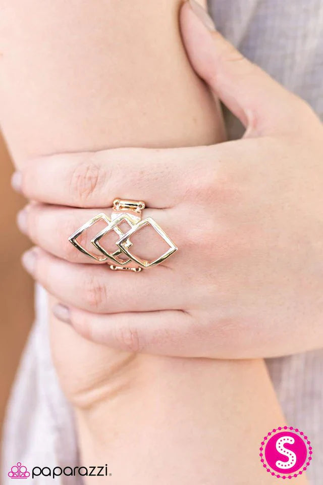 Paparazzi Ring ~ Always On Point - Rose Gold