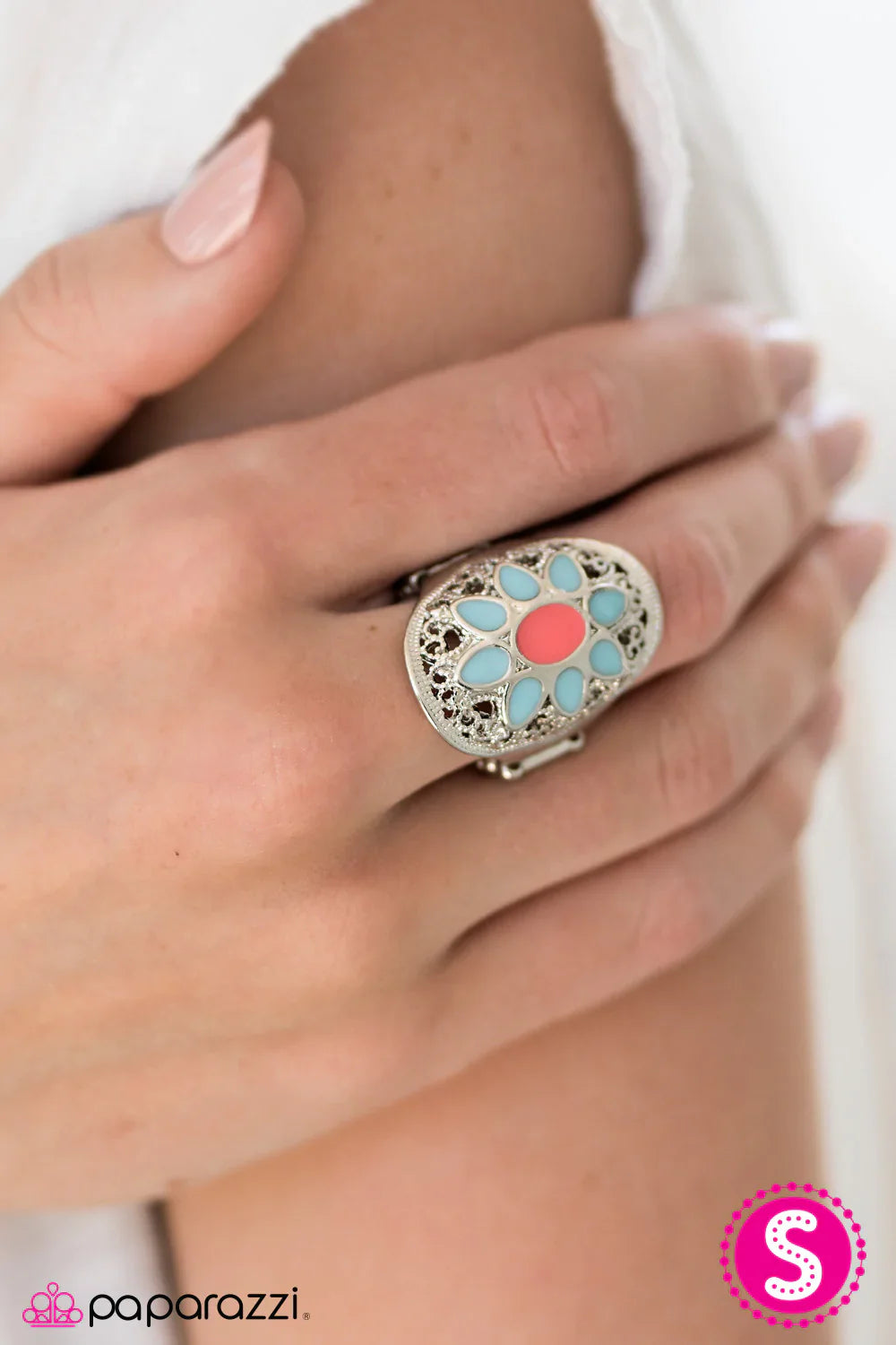 Paparazzi Ring ~ Always On SUMMERTIME - Blue