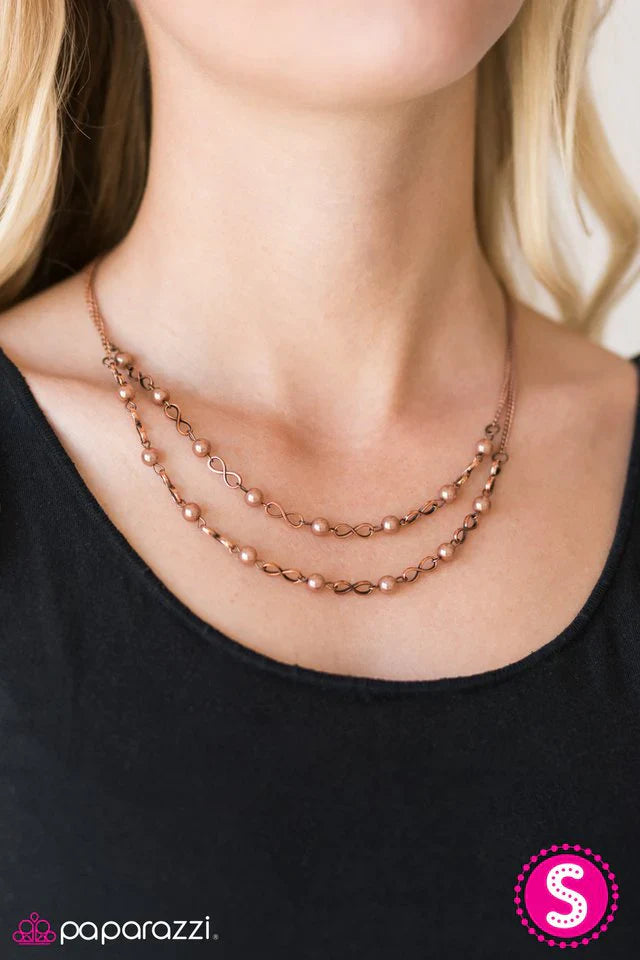 Paparazzi Necklace ~ Fairytale Forevers - Copper