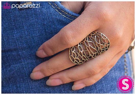 Paparazzi Ring ~ Air on the Side of Gorgeous - Brass