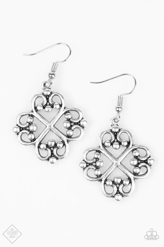 Paparazzi Earring ~ Your REGAL Duty  - Silver