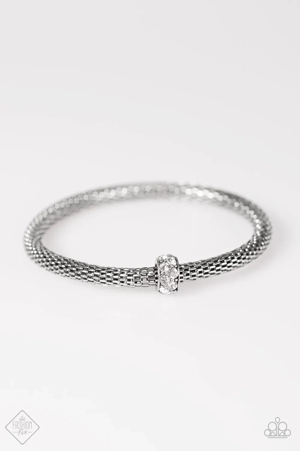 Paparazzi Bracelet ~ CACHE Or Card?  - Silver