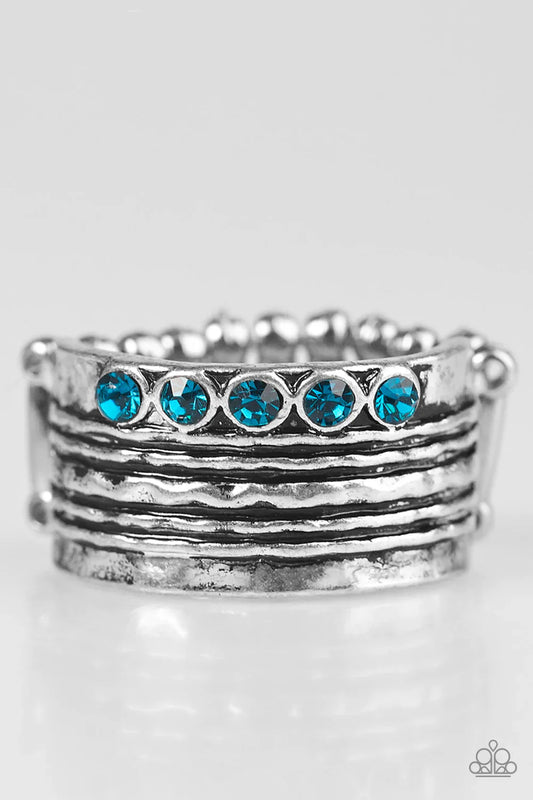 Paparazzi Ring ~ Drink It In - Blue