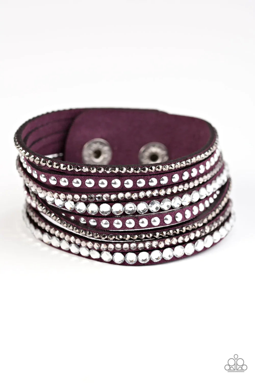 Paparazzi Bracelet ~ Guitars and Glitter - Purple