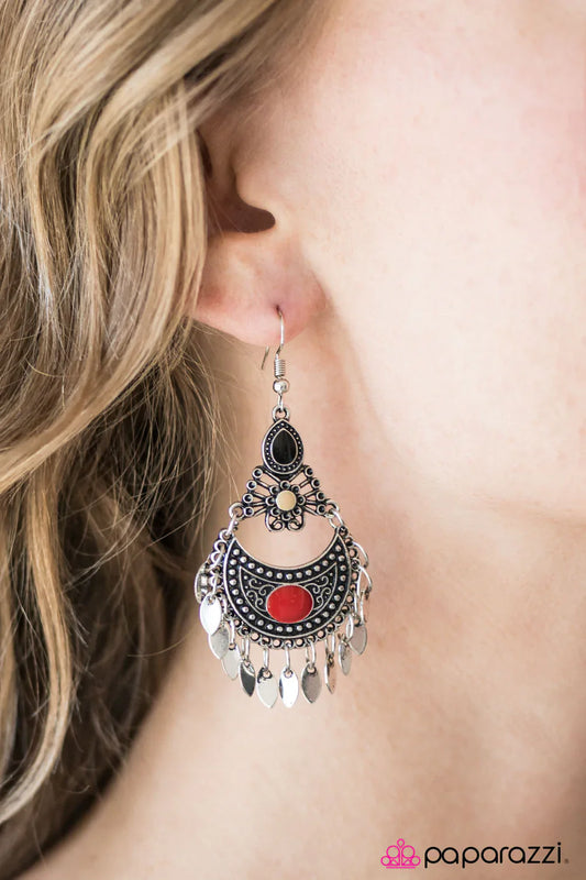 Paparazzi Earring ~ Keep It Wild - Multi