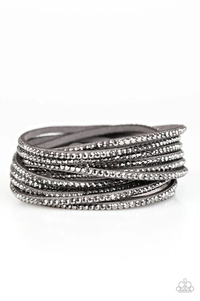 Paparazzi Bracelet ~ Do The Hustle - Silver