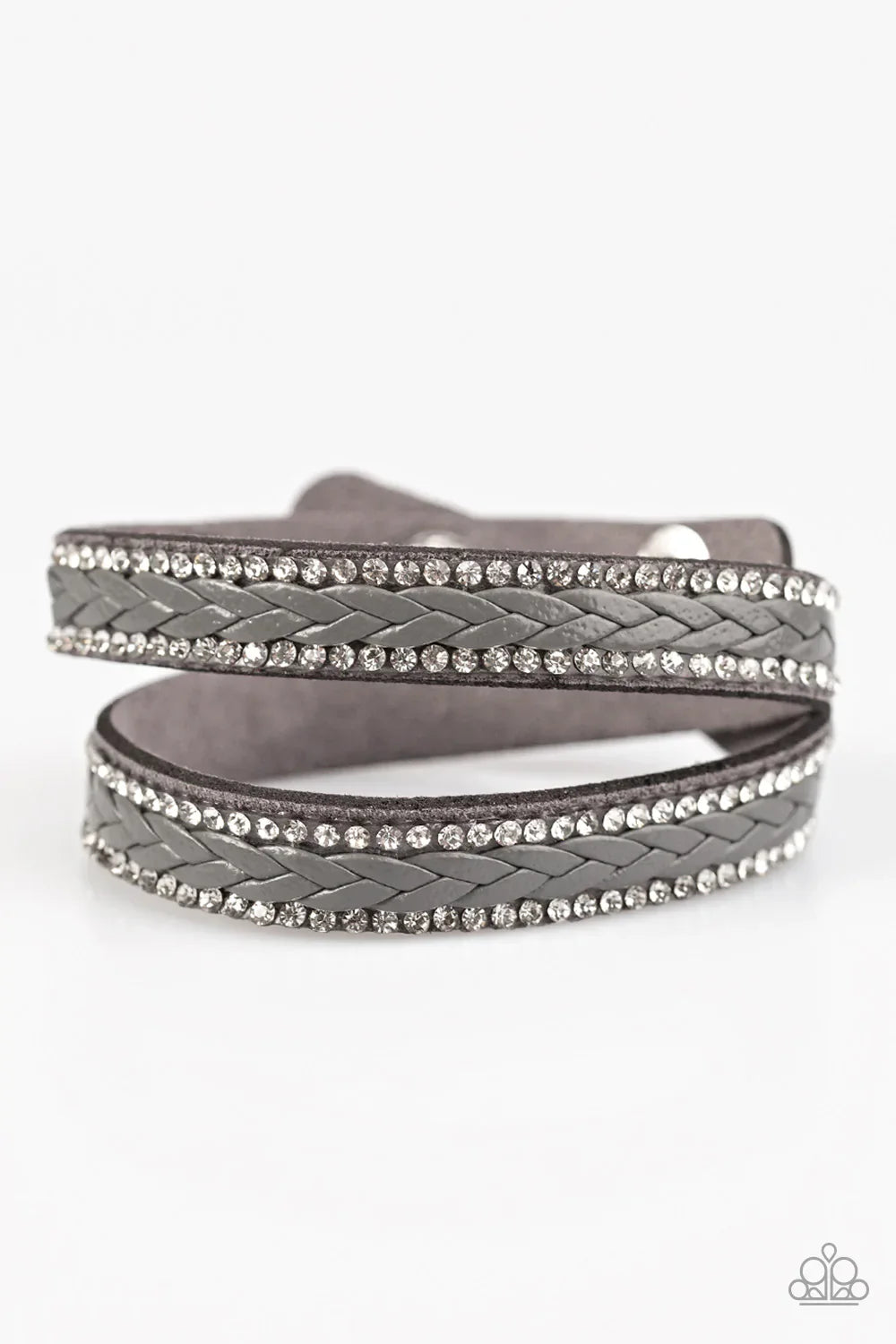 Paparazzi Bracelet ~ SLAY The Field - Silver