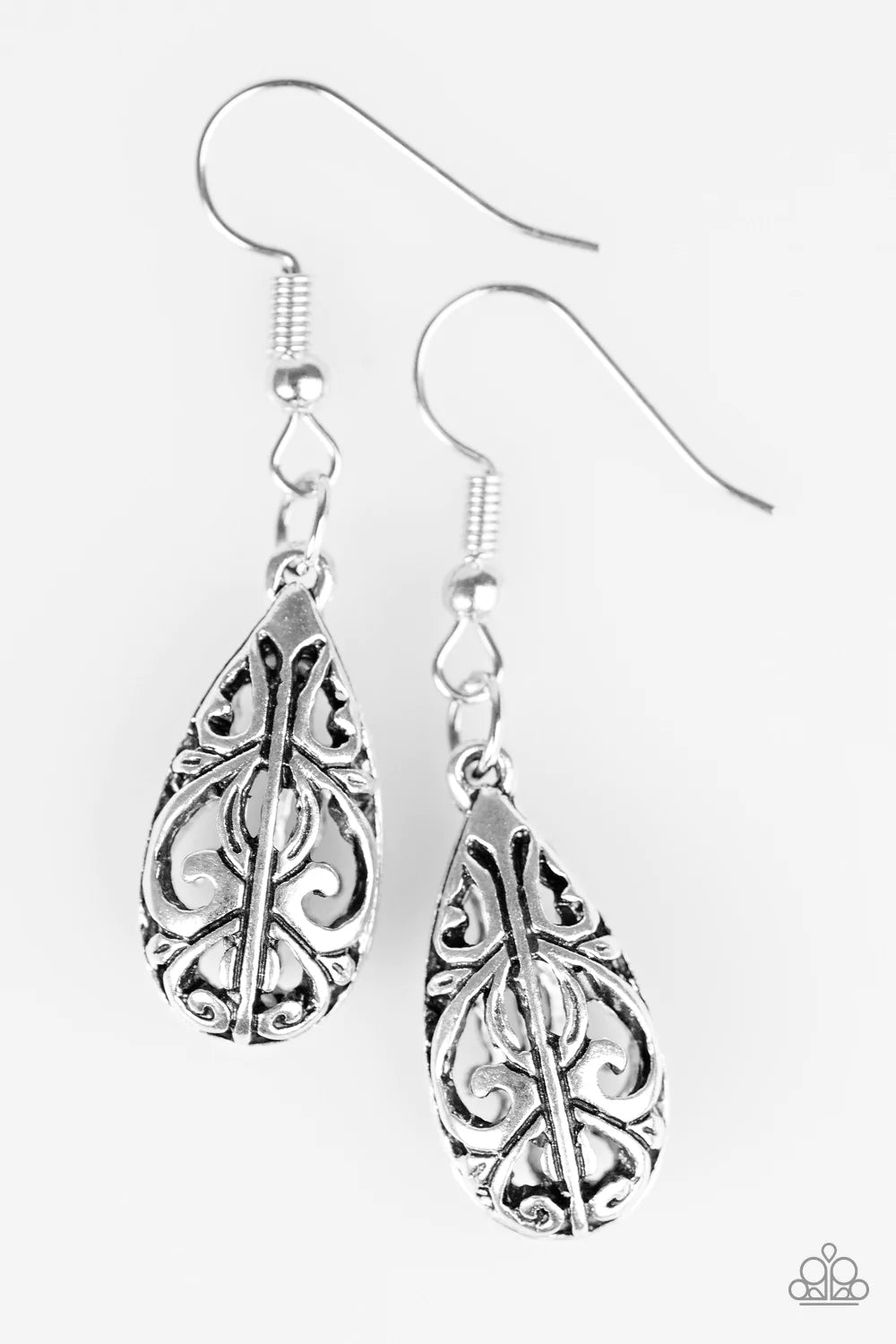 Paparazzi Earring ~ Monsoon Music - Silver