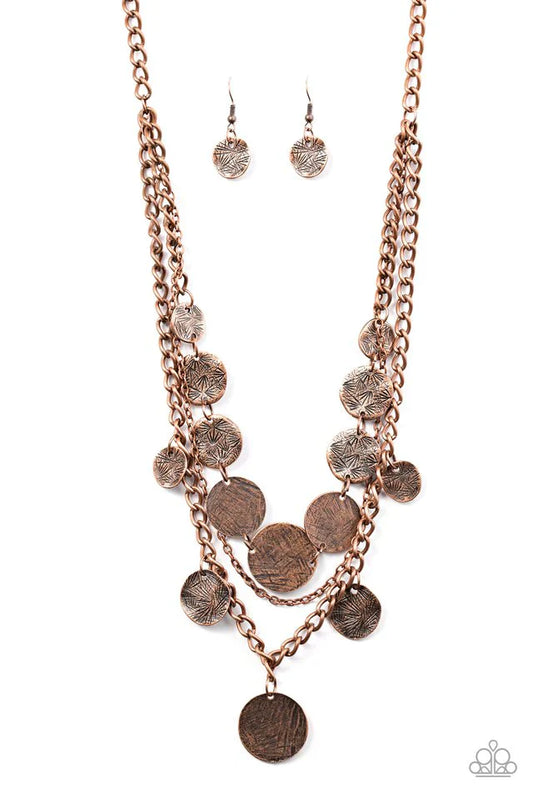 Paparazzi Necklace ~ Lost Treasure - Copper