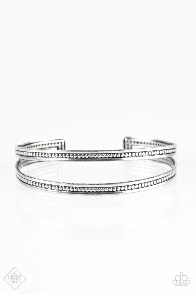 Paparazzi Bracelet ~ Make It Worth WILD - Silver