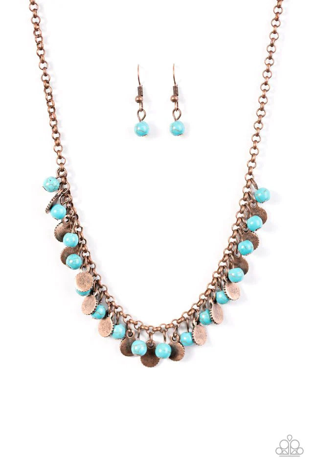 Paparazzi Necklace ~ Prehistoric Prima Donna - Copper