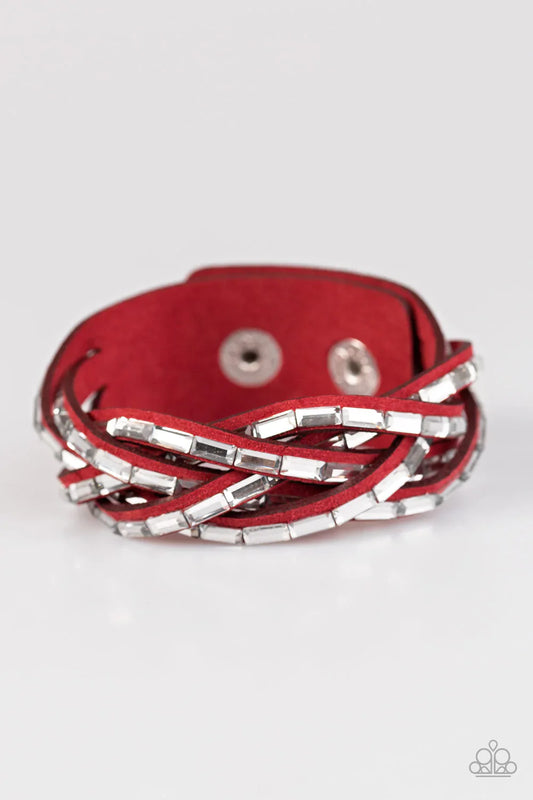 Paparazzi Bracelet ~ Rock Legend - Red