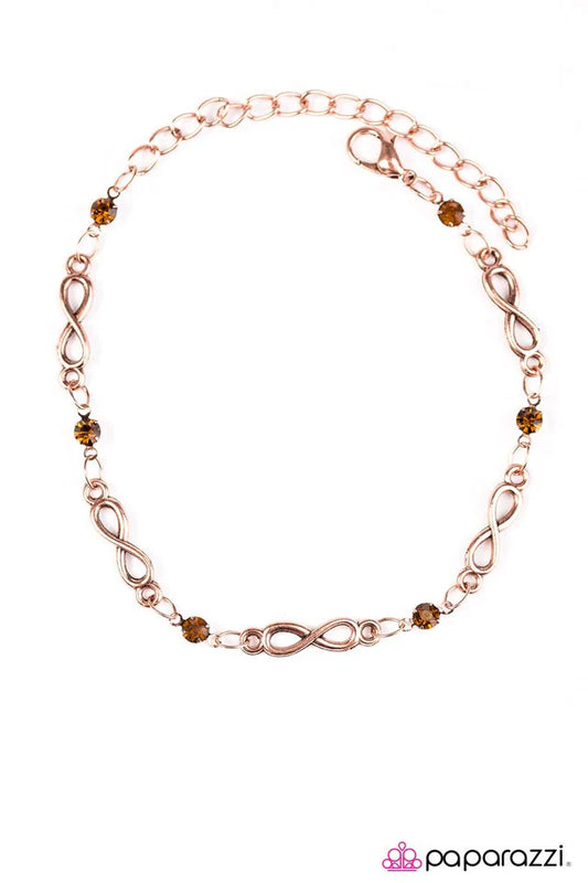 Paparazzi Bracelet ~ Endless Excellence - Copper