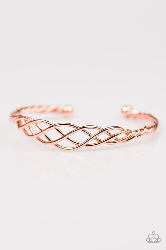 Paparazzi Bracelet ~ Metro Melody - Copper