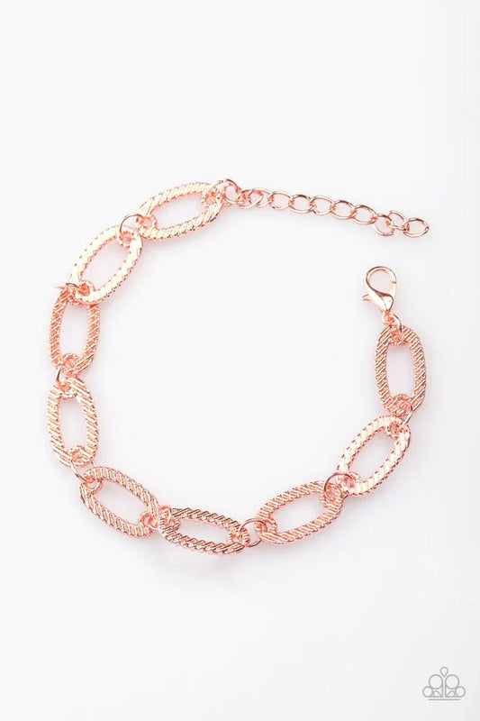 Paparazzi Bracelet ~ Street Style - Copper