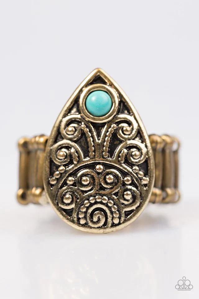 Paparazzi Ring ~ Mumbai Mambo - Brass