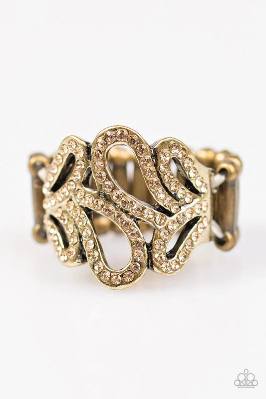 Paparazzi Ring ~ Dress It Up - Brass