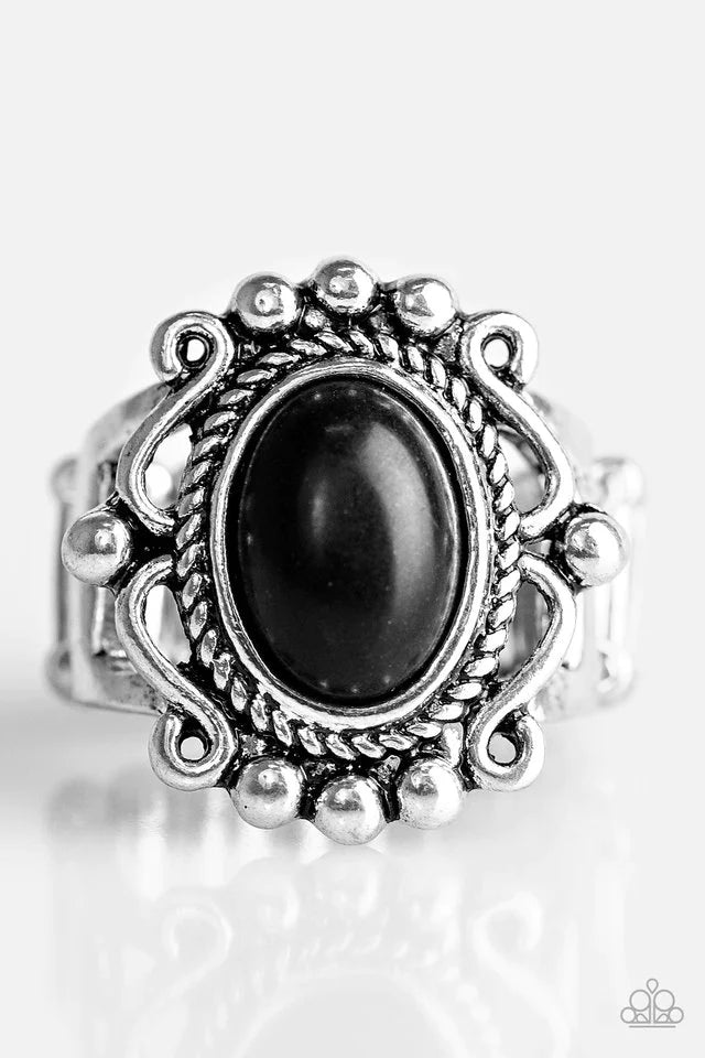 Paparazzi Ring ~ Dreamy Deserts - Black