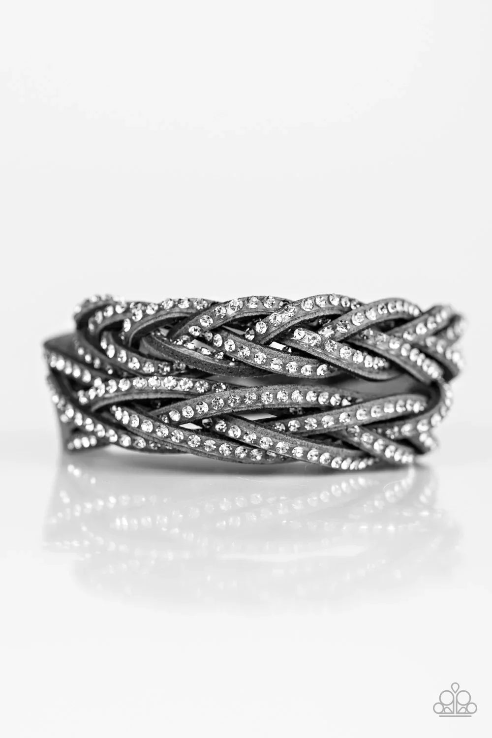 Paparazzi Bracelet ~ Musing Maverick - Silver