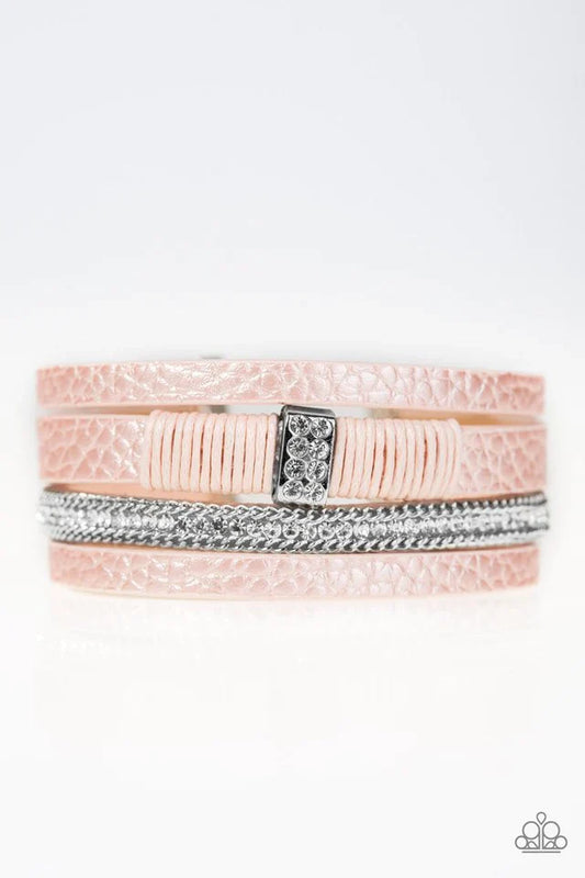 Paparazzi Bracelet ~ Glamor-azzi - Pink