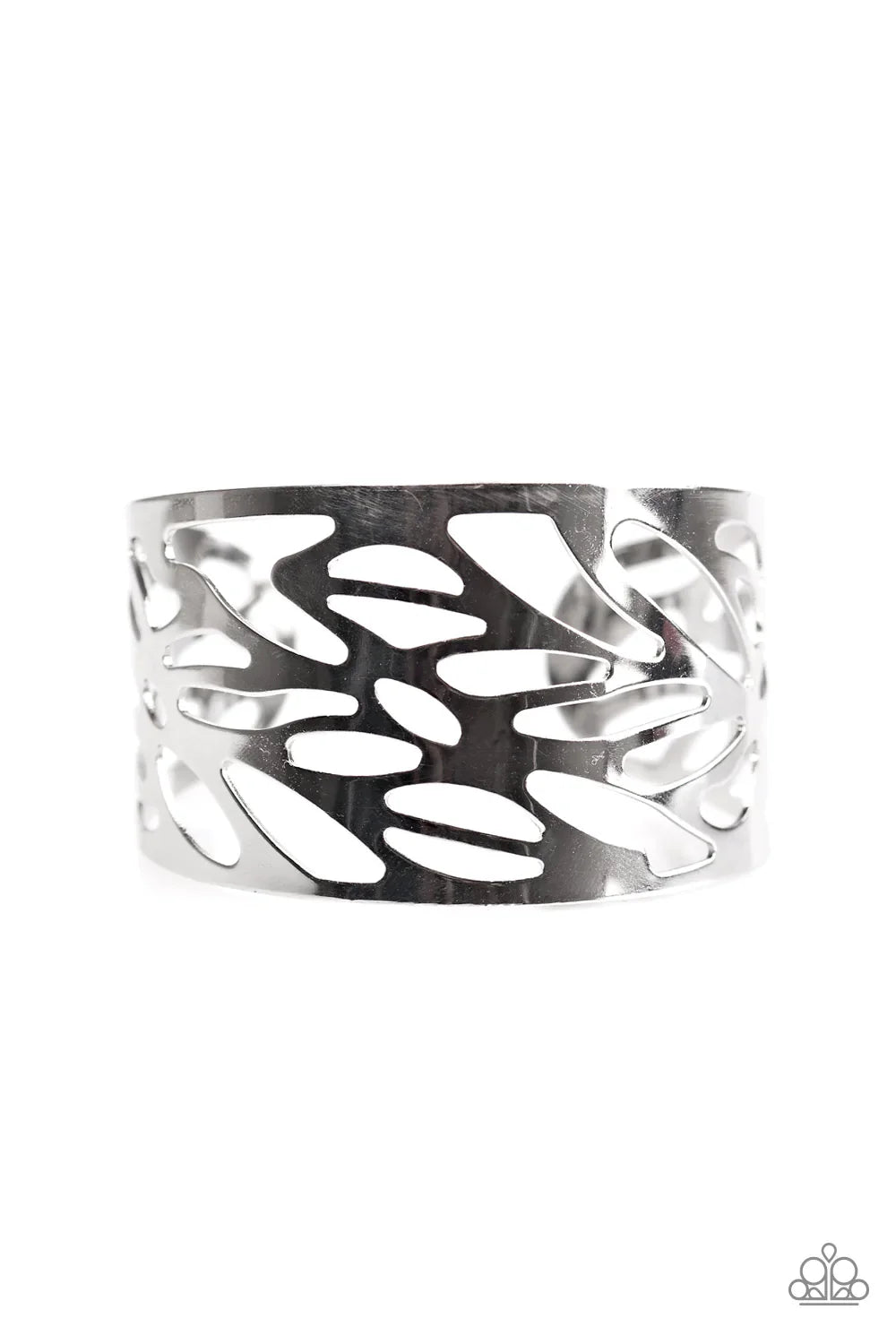 Paparazzi Bracelet ~ Metallic Megalith - Silver