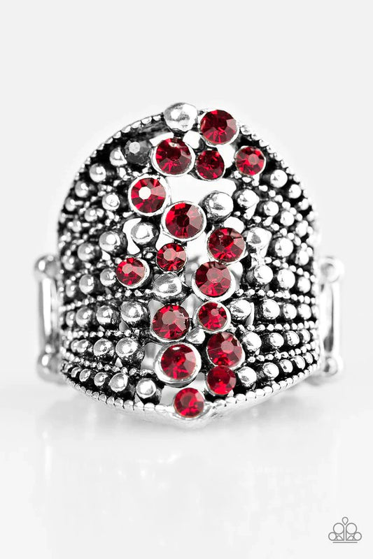 Paparazzi Ring ~ Spotlight Sparkle - Red