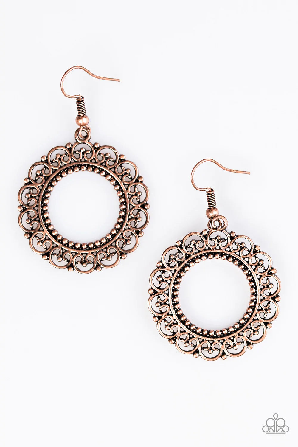 Paparazzi Earring ~ West Is Best - Copper